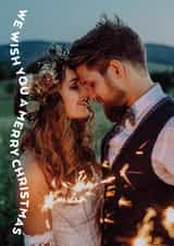 Personalised Christmas Photo Card created by lori wemple - Classic Christmas Card - Wavy Typography