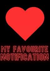 My favourite notification created by Steve Hyland