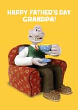 Classic Father's Day Card - Grandpa - Wallace and Gromit created by Hype Associates