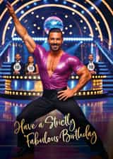 Fun Birthday Card - Strictly Come Dancing created by Woody's Design