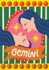 Arty Birthday Card - Gemini created by AbiGoLucky