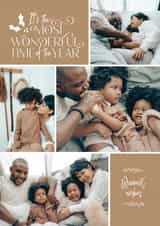 Personalised Christmas Photo Card created by Sunpatch Society - Classic Christmas Card - Warmest Wishes