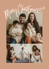 Personalised Christmas Photo Card created by Sunpatch Society - Classic Christmas Card - Merry Christmas