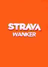 Funny Birthday Card for Friends Who Are Strava Fans and Runners – Strava Wanker created by Insa Prints