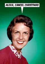 Funny Christmas Card - Alexa created by Dean Morris Cards