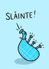 Fun Engagement/Wedding Card - Slainte! - Bagpipe created by Greetin’ Cards UK