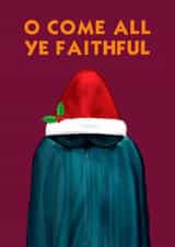 Fun Christmas Card - The Traitors - O Come All Ye Faithful created by Of Life & Lemons Ltd.