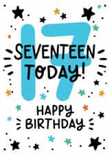 Classic Birthday Card - 17th - For Him created by Lyndsay Moon