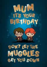 Happy Birthday Mum - Cute Harry Potter Ron Weasley Card created by Cardology