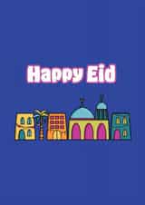 Classic happy Eid Card for family and friends created by at SUMAIA'S