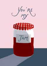 Classic Anniversary/Valentine's Day Card - You're My Jam created by Louisa Taylor