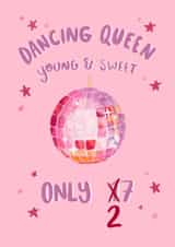 Funny Birthday Card - 27th - Dancing Queen created by Summer Sole