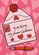 Fun Valentine's Day Card - To My Bestie - My Forever Galentine created by TeePee Creations