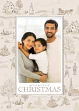 Personalised Christmas Photo Card created by Jenna Holcomb - Traditional Christmas Card - Twelve Days Of Christmas