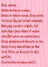 Cute Christmas Card | The Small Things | Friends and Family | Family Time created by Lisa Wardle