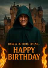 Funny Birthday Card - The Traitors - For Him created by Jammy Designs