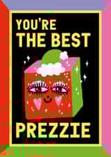 Cute Christmas Card - You’re The Best Prezzie created by Sanders de Roeper