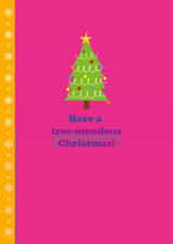Cute Christmas Card - Tree - Pun created by Happy Street