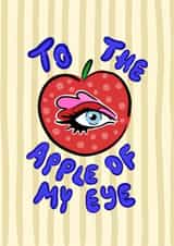 Arty Anniversary Card – The Apple Of My Eye created by Hello Melody