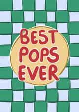 Classic Father's Day Card - Best Pops Ever created by Hello Melody