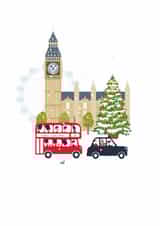 Classic Christmas Card - Big Ben - London created by Klara Hawkins