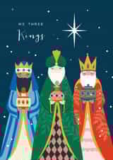 Classic Christmas Card - We Three Kings - Gifts created by Klara Hawkins