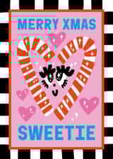 Cute Christmas Card - Candy Cane Heart created by Sanders de Roeper