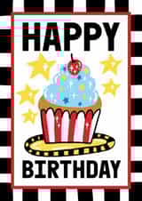 Classic Birthday Card — Blue Cupcake created by Sanders de Roeper