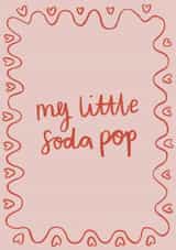 My Little Soda Pop - K-POP Demon Hunters - cute pink lyric card created by Doodled By Anya