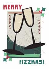 Cocktails Prosecco Merry Fizzmas Christmas Celebrate created by Lynn Evans