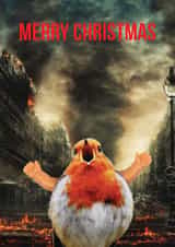 Funny Christmas Card - Robin - Apocalypse created by OBJECTABLES