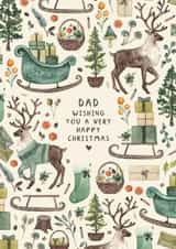 happy Christmas Dad created by Elena O'Neill