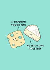 Cheesy anniversary/ valentines card for partner created by Back to the drawing board illustration 