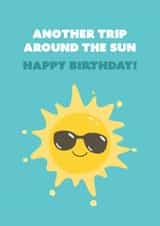 Cute Happy Birthday Card created by AMS Graphics