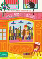 Cute Birthday Card - One For The Books - Bookshop created by AbiGoLucky