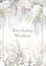 Traditional Birthday Card – Watercolour Florals created by Ohh Deer