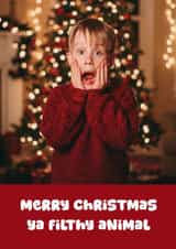 Home Alone Filthy Animal Macaulay Culkin Face Swap Card created by Party At The Back