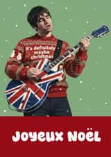 Oasis Christmas Joyeux Noel Face Swap Card created by Party At The Back