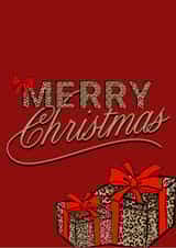Leopard Print Merry Christmas created by Alana Lyman