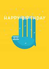 Cute Kids Birthday Card - For Him - Blue Sloth created by Paper Bird