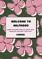 HAPPY BIRTHDAY - WELCOME TO MILF HOOD! FUNNY, JOKE, RUDE created by moonstruck-valleys