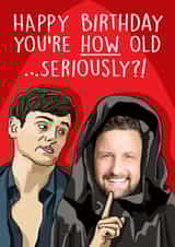 Personalised Birthday Photo Card created by Emma Proctor - Funny Traitors Birthday card