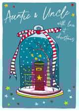 Traditional Christmas Card - For Auntie & Uncle - Postbox created by Molly Mae