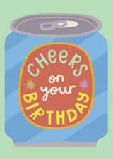 Classic Birthday Card - Cheers - Beer - For Him created by Raspberry Blossom