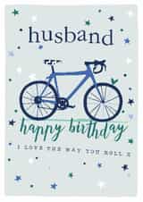 Traditional Birthday Card - For Husband - Bike created by Molly Mae™