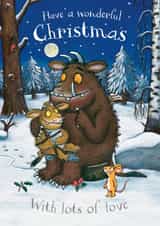 Classic Christmas Card – The Gruffalo Wonderful Christmas – Heartwarming Design created by Danilo