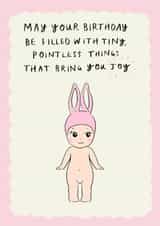 Cute Birthday Card - Trinkets - Sonny Angel created by Holly Walsh