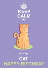 Cute Cat Birthday Card created by Siobhan at april rose