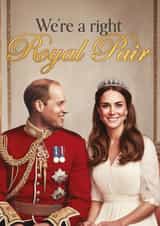 Funny Anniversary Card - Royal Pair - Princess - For Her created by Bonne Nouvelle