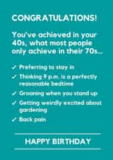 Funny Birthday card - 40s - Getting Older - Gardening created by Making Lemonade